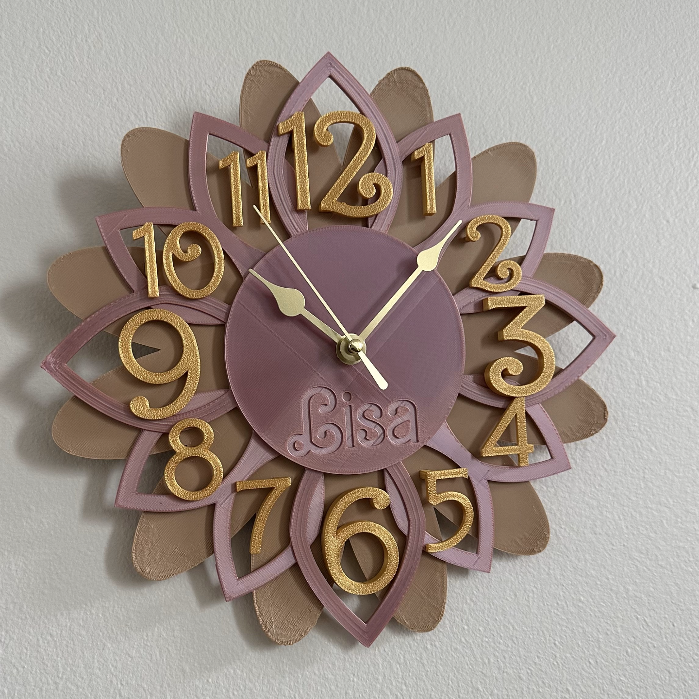 Wall Clock - Flower