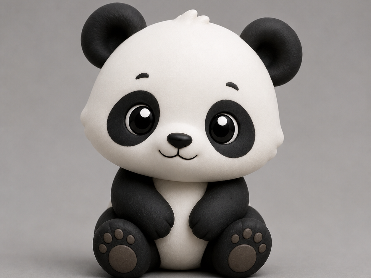 Kawaii Panda Figurine – Cute and Easy to Print