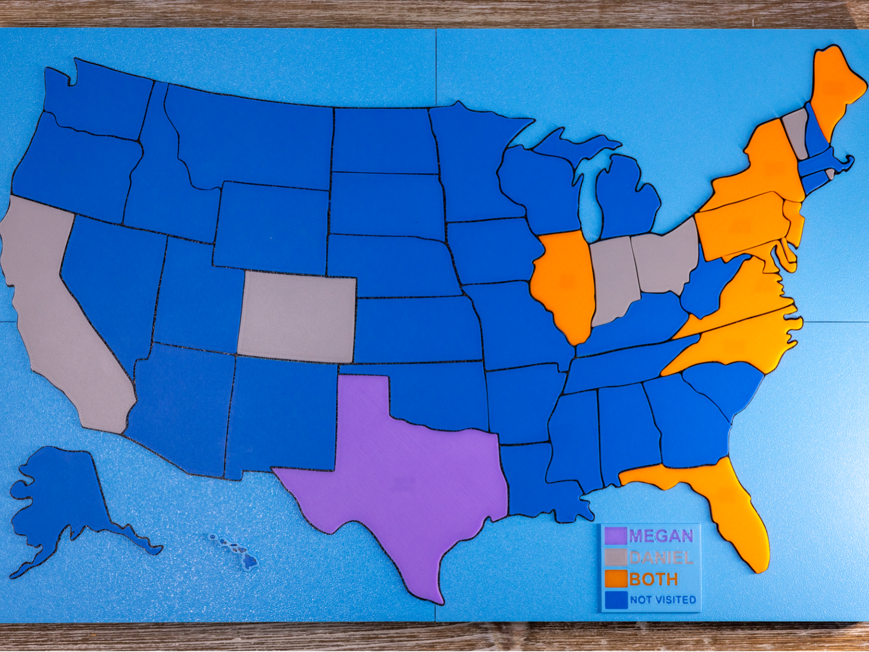 USA Visit Map