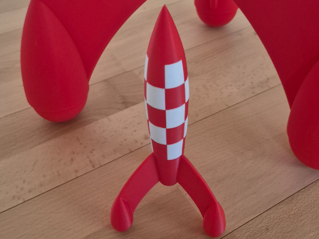 Tintin rocket 20 cm