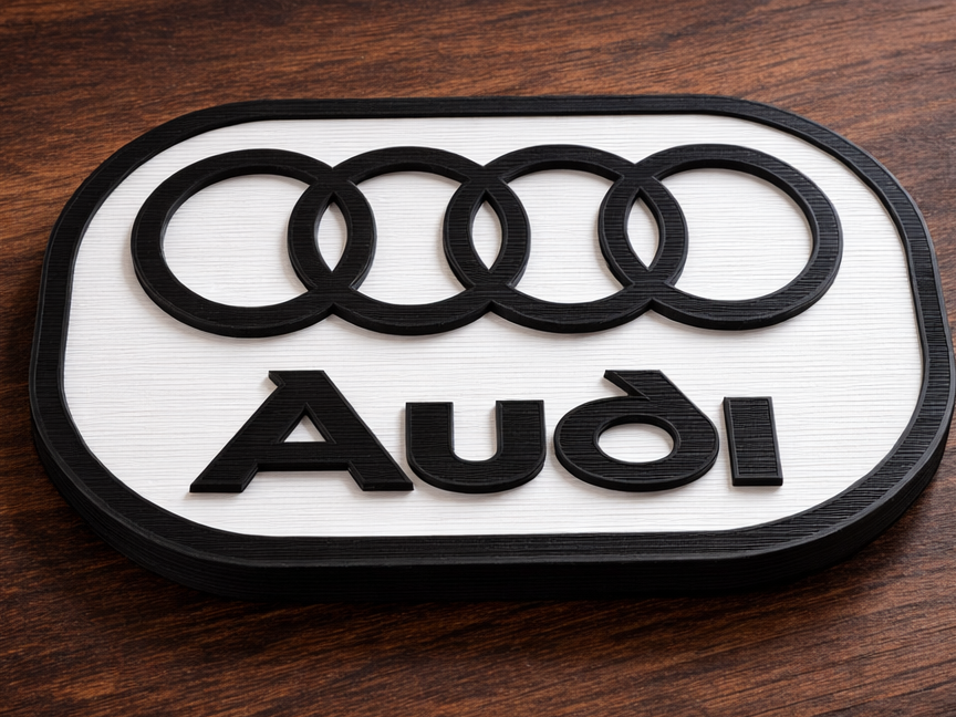 Audi Logo 2 Farben
