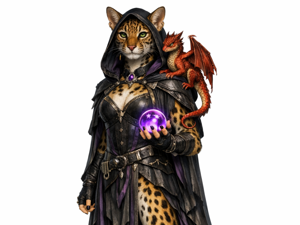 Lix - Female Tabaxi Warlock