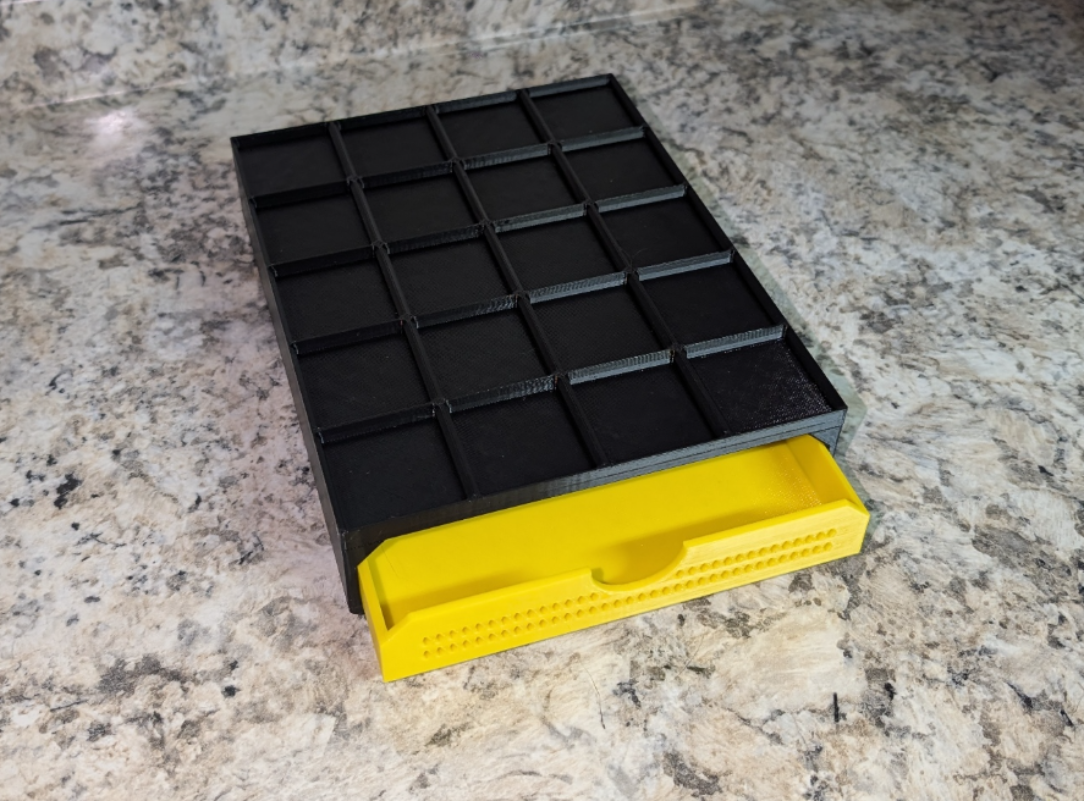Gridfinity Large 5x4 Organizer Drawer Half Height