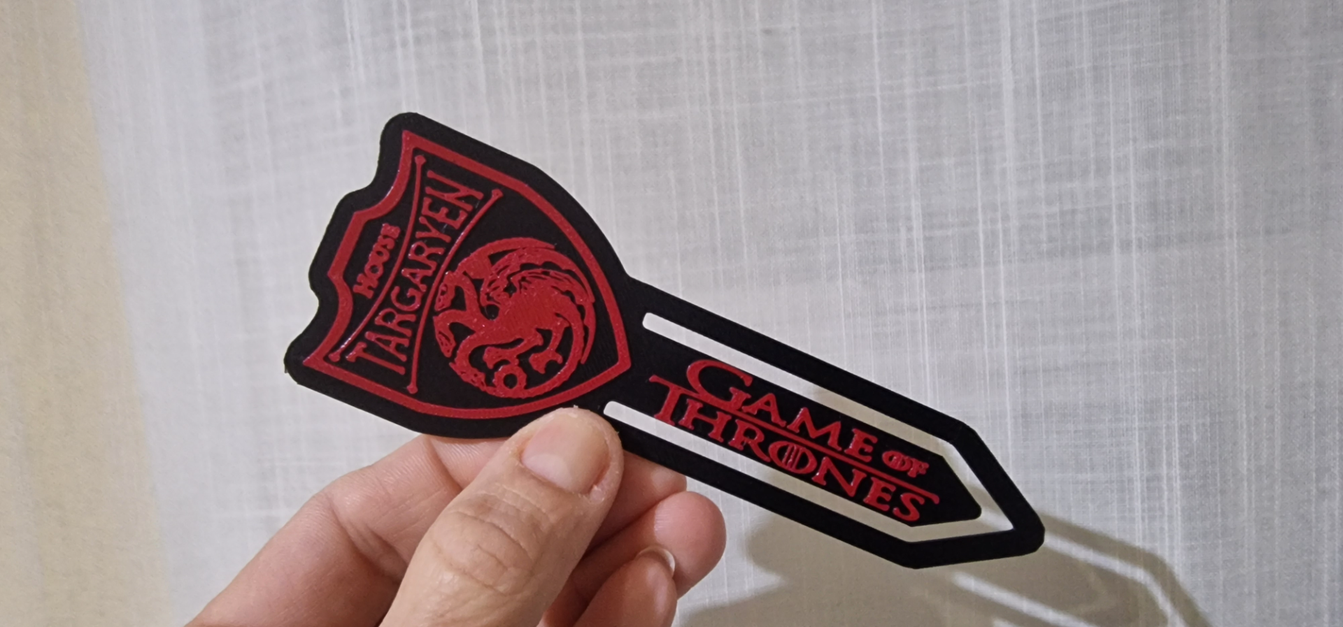 Game Of Thrones House TARGARYEN bookmark Juego de Tronos Casa TARGARYEN Marcador libros