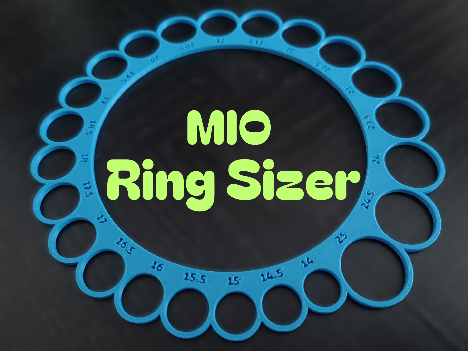 MIO Ring Sizer - 14 to 25mm