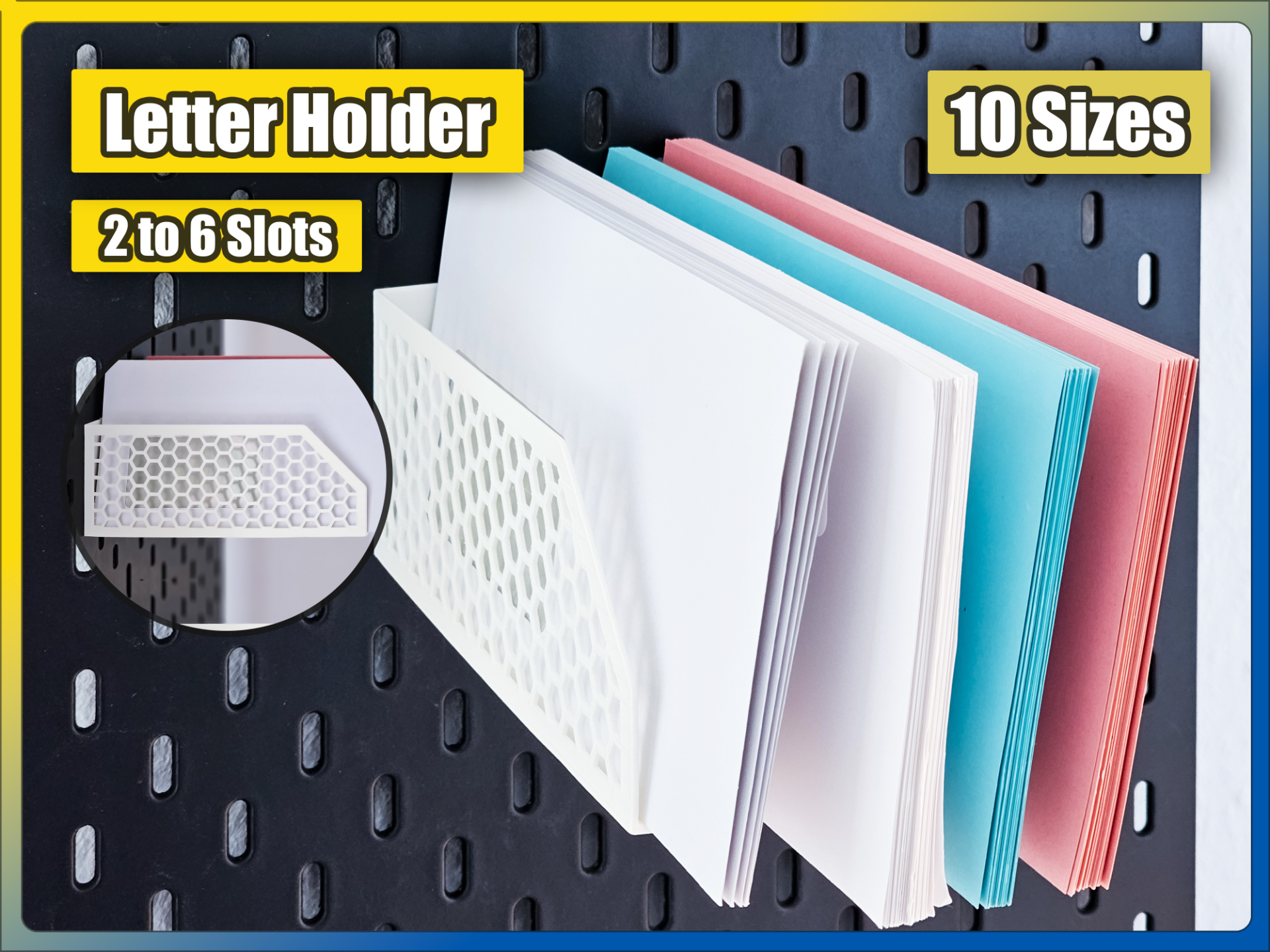 Skadis Letter Holder