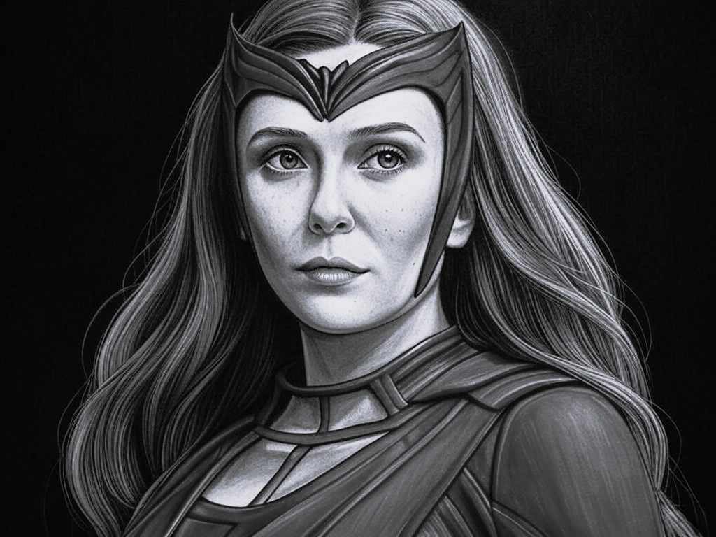 Scarlet Witch Hueforge ( Elizabeth Olsen )