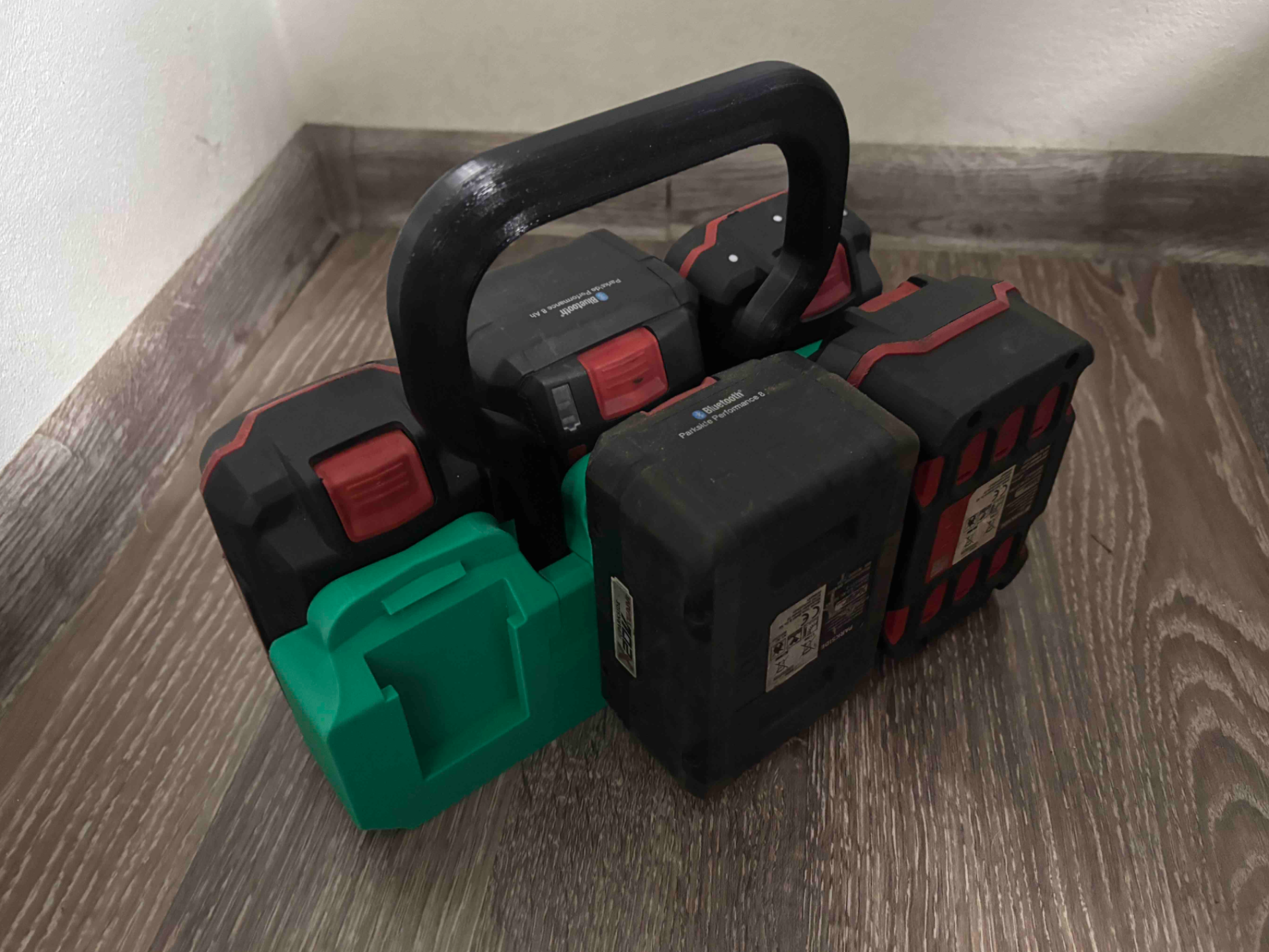 Parkside battery holder x6