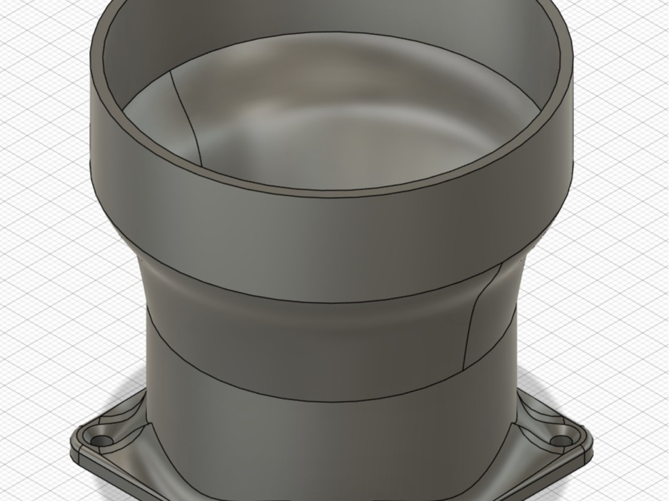 Abluftflansch für Sovol SV08 Exhaust FiIlter