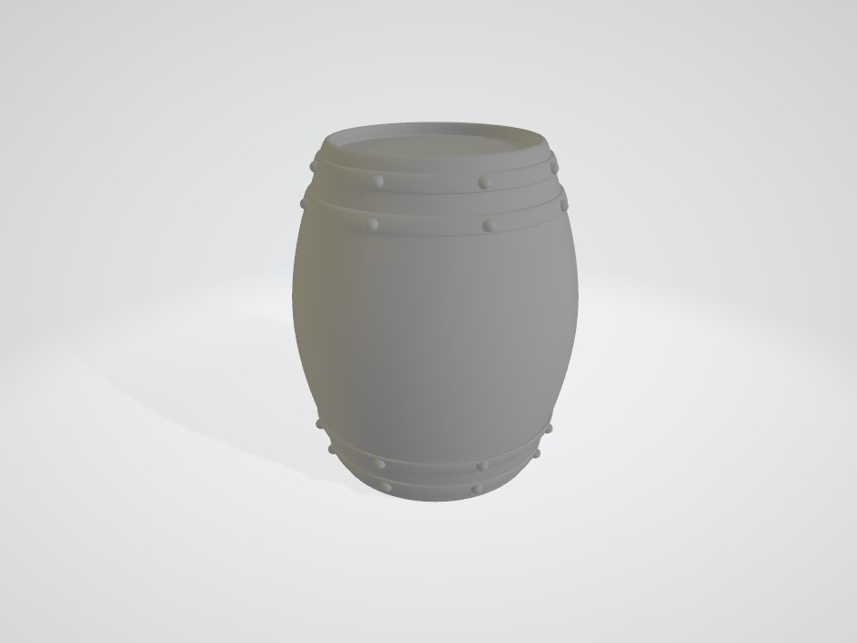 Miniature Barrel Prop