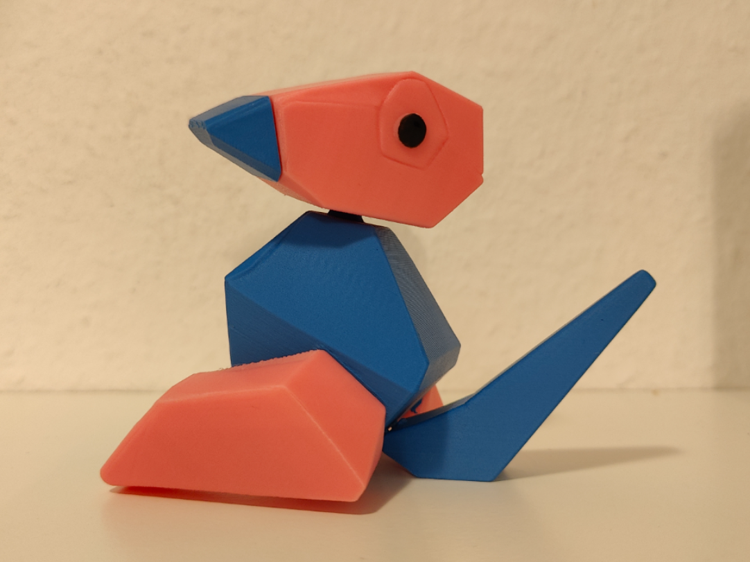 Porygon-Figur – no AMS. Pokemon