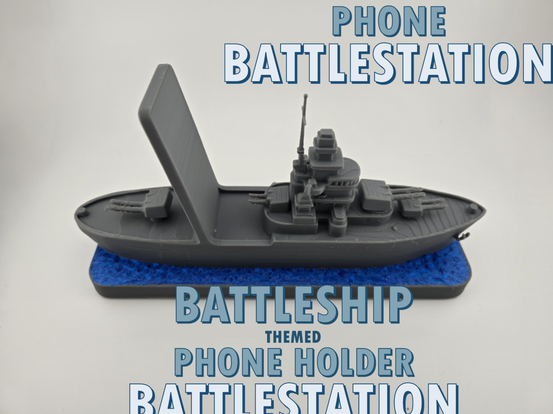 Battleship Phone Dock — "Phone Battlestation"