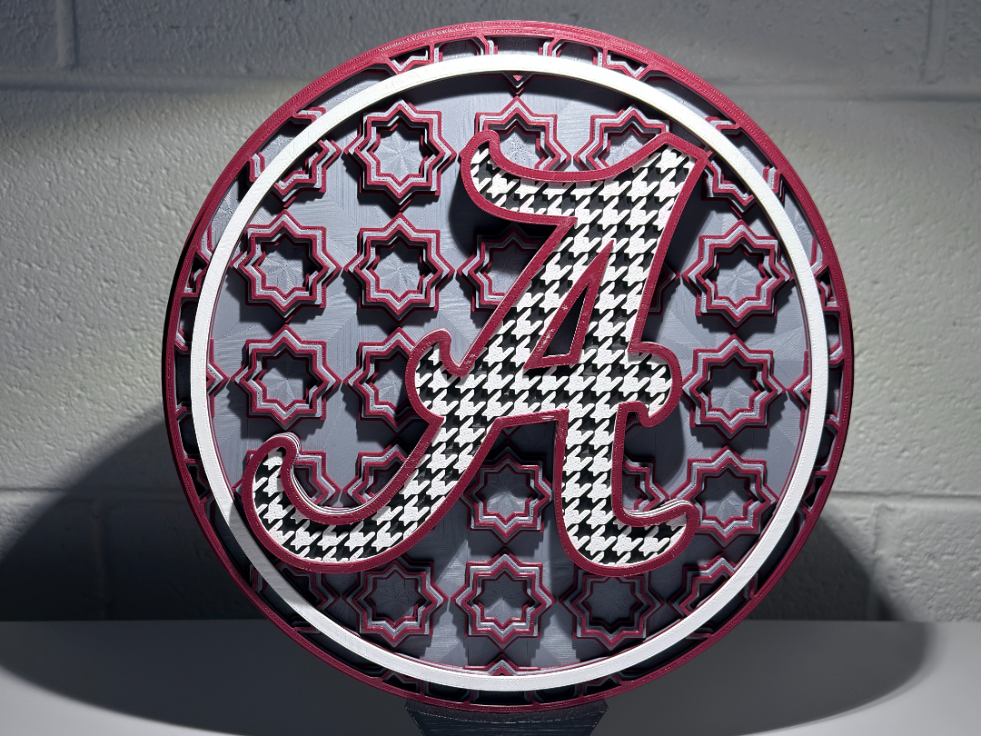 Alabama Crimson Tide Dimensional Mosaic