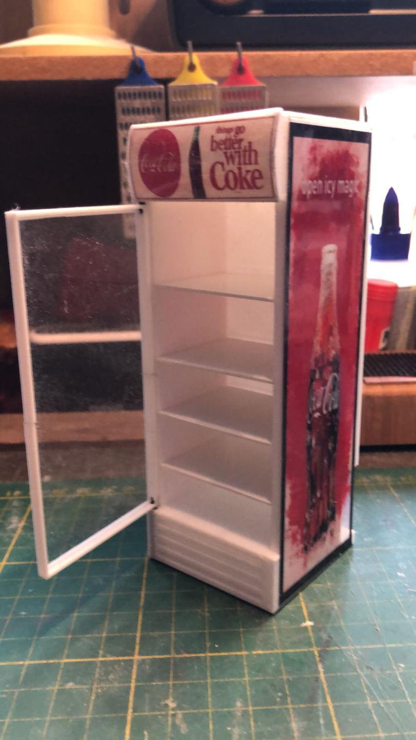 coca cola vending machine scale 1:14