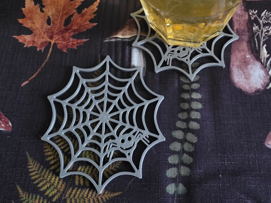 Spider Web Coaster / Spiderweb / Untersetzer