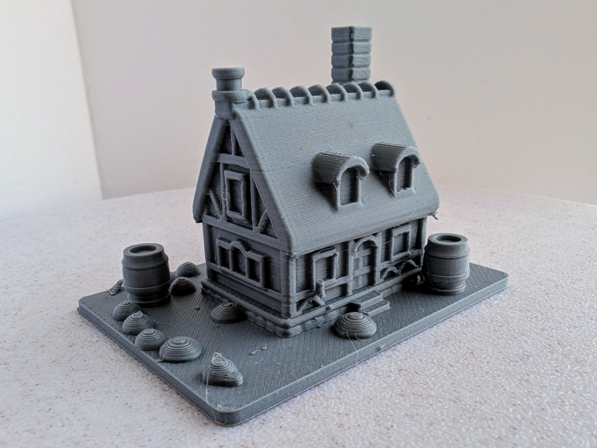Medieval Village House miniature 018