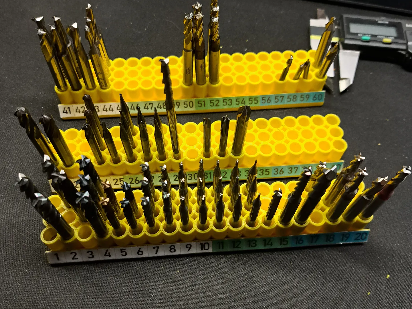 CNC Tool Holders organiser segregator