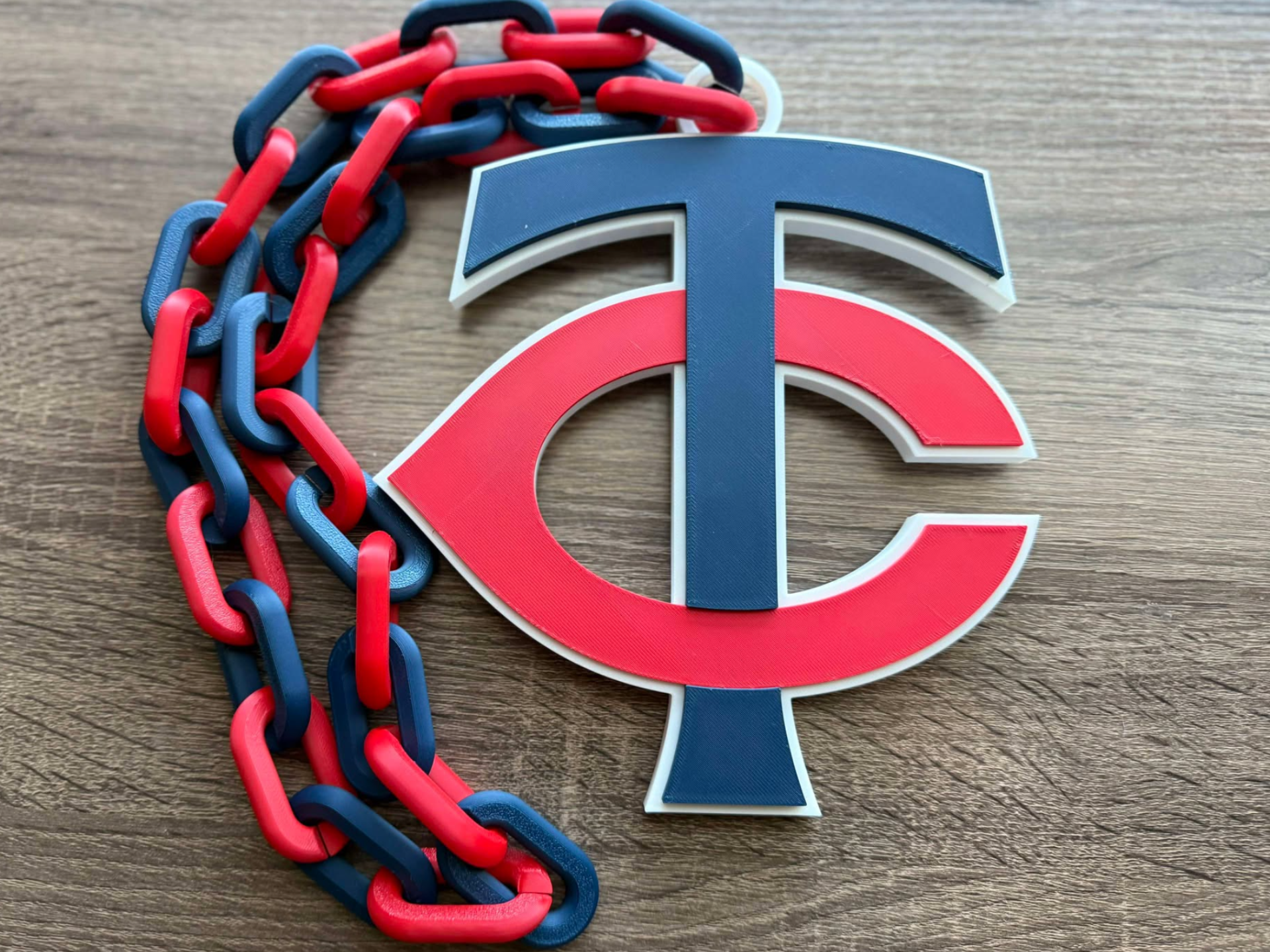 Minnesota Twins Oversized Necklace, Pendant