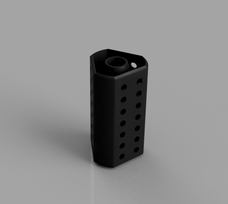 Short triangular flash hider - Heatbrake style