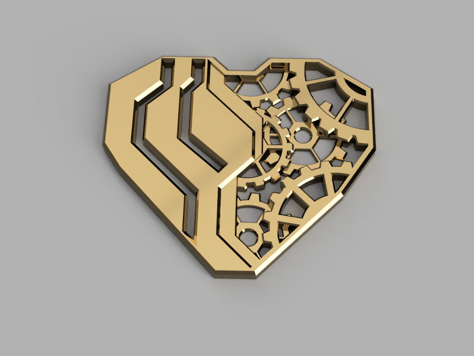 mechanical heart wall decoration