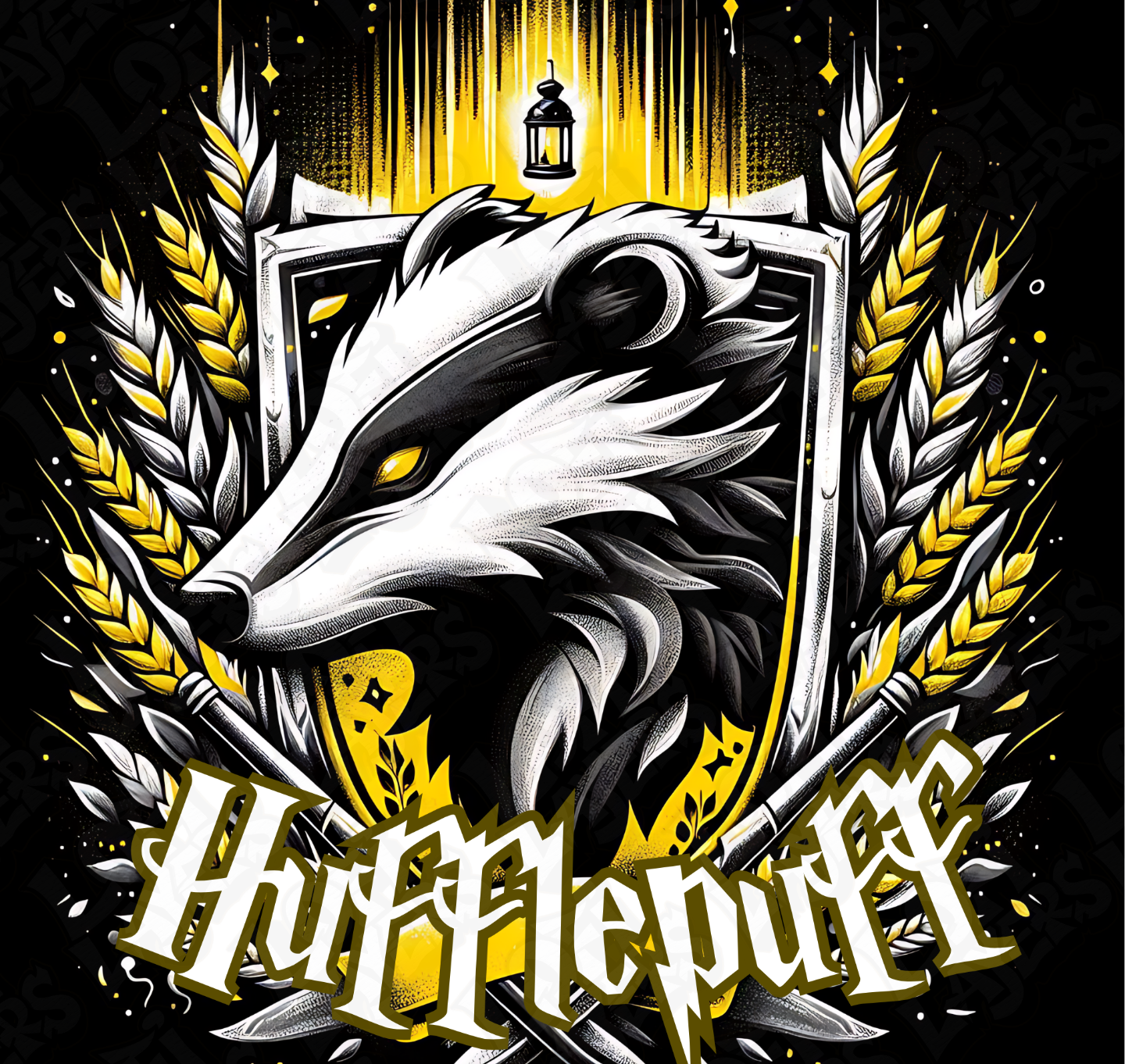 Hufflepuff Crest Hueforge