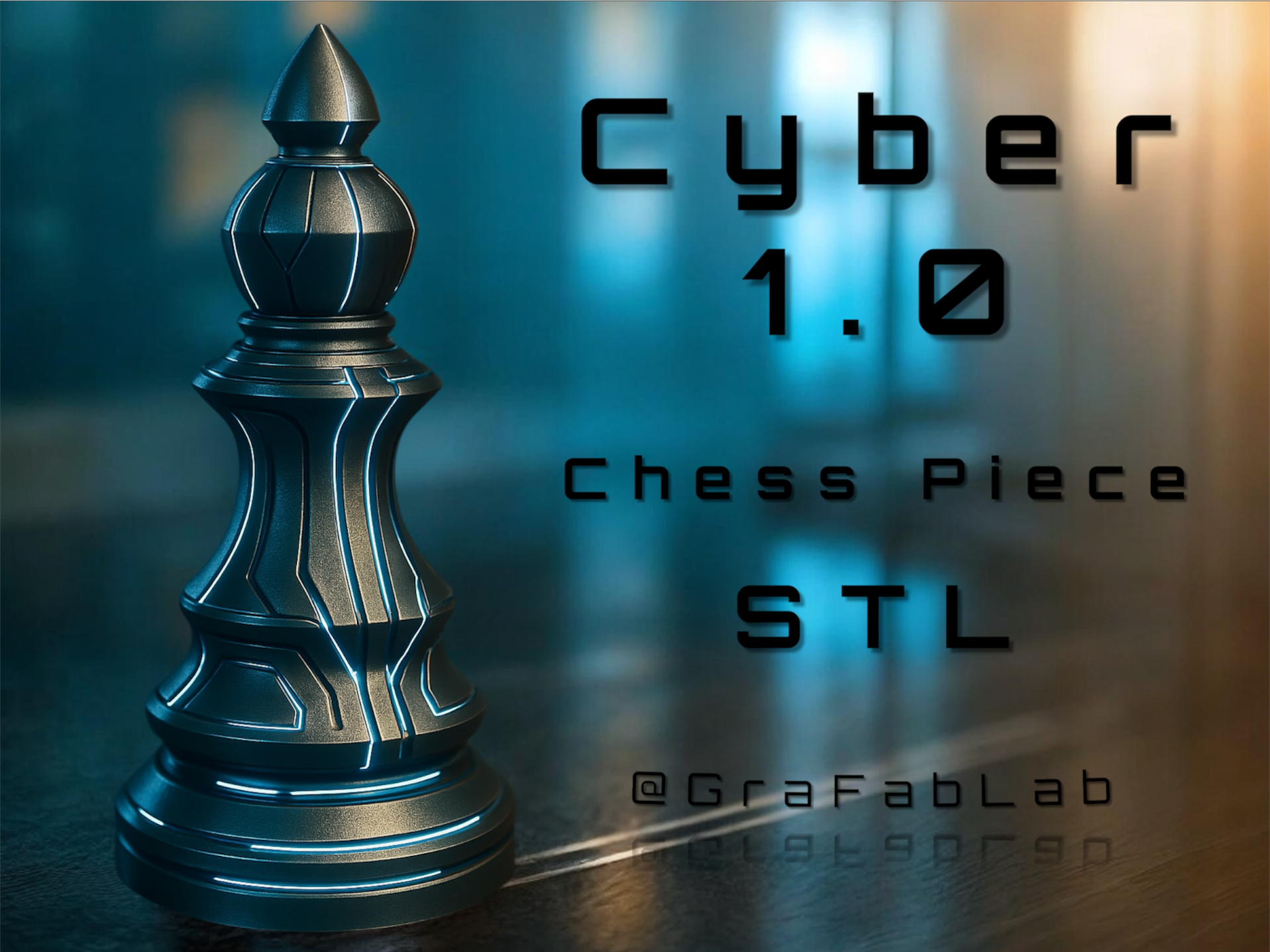 Cyber "Bishop" - chess piece