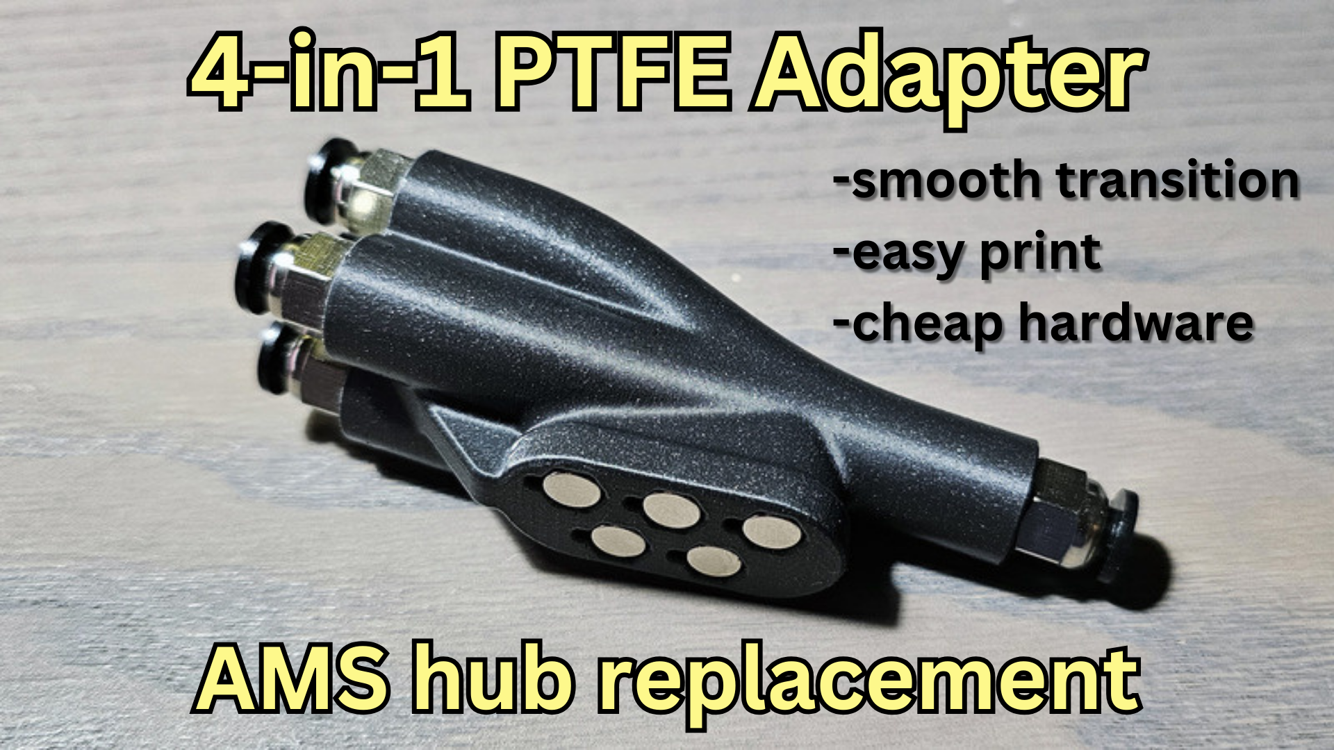 4-in-1 PTFE Adapter
