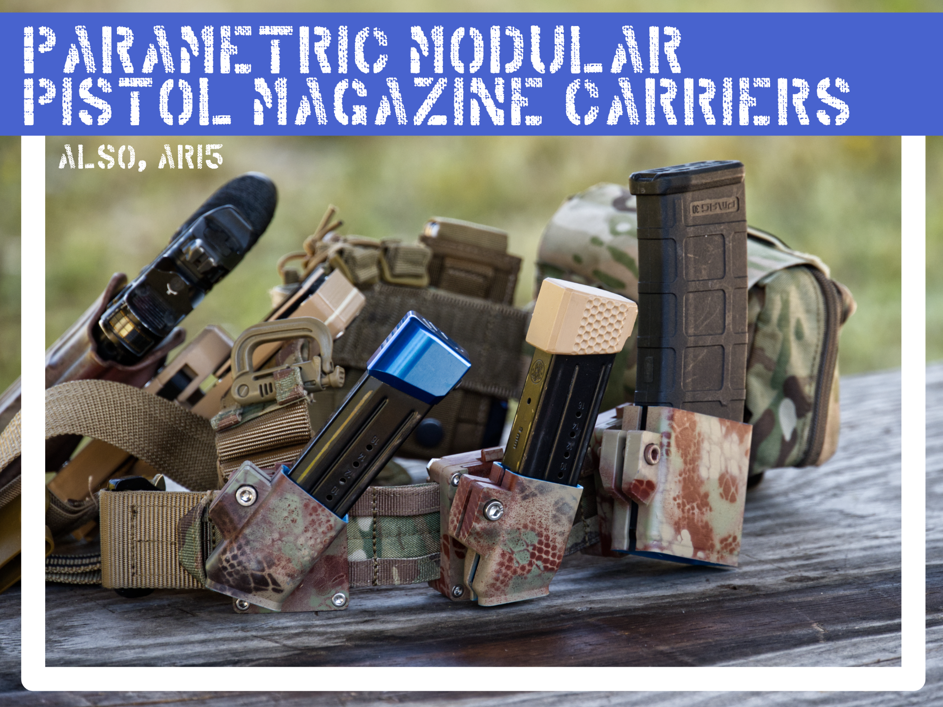 Parametric Doublestack Pistol Magazine Carrier