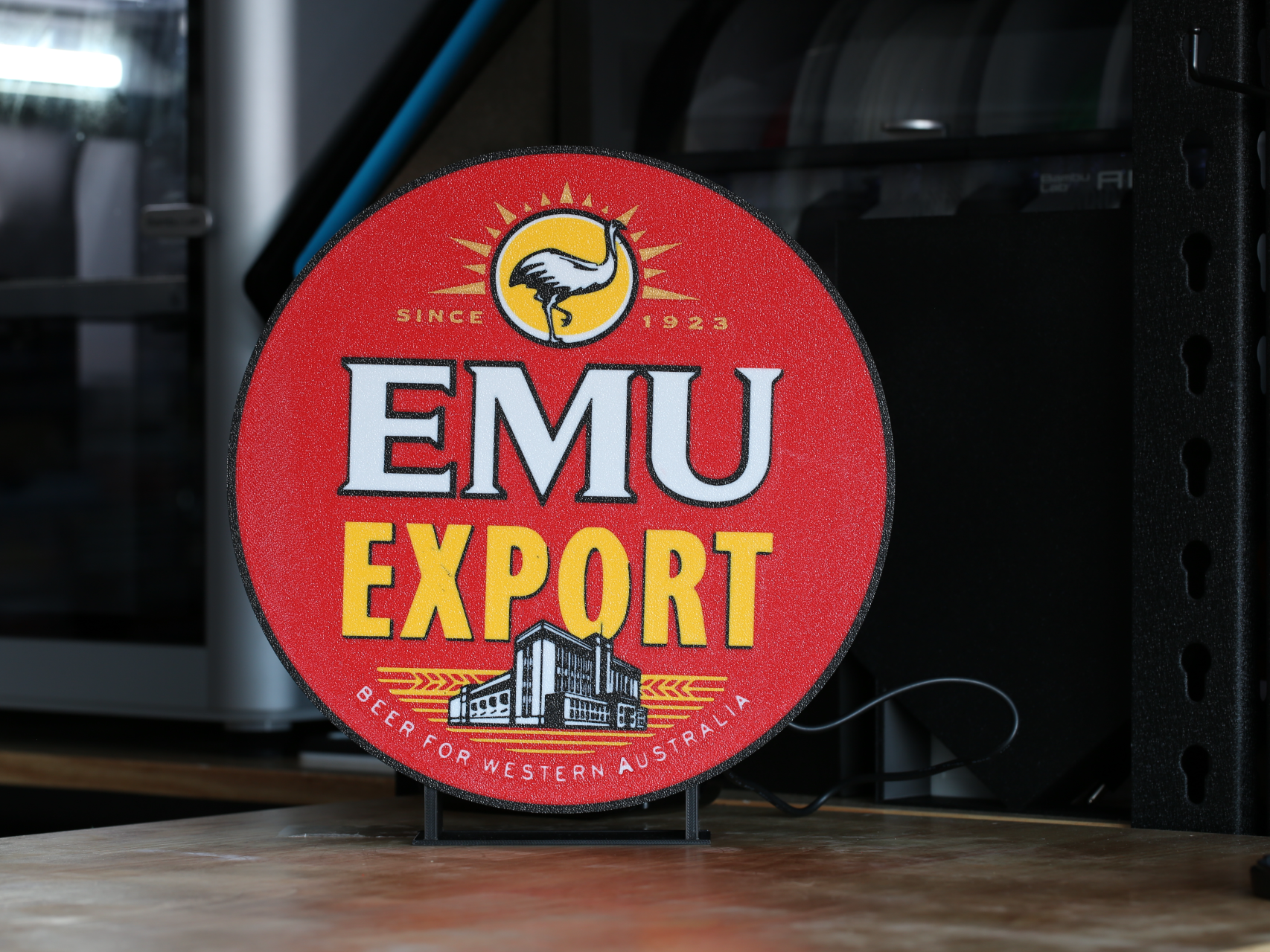 Emu Export Beer LED Light Box