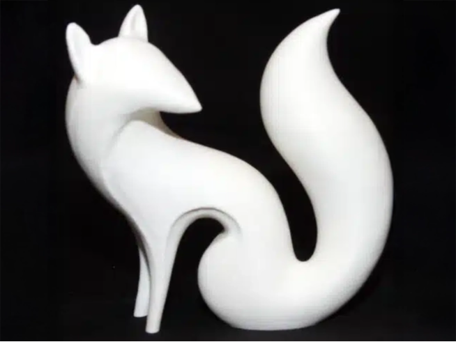 Fox Minimalist Sculpture