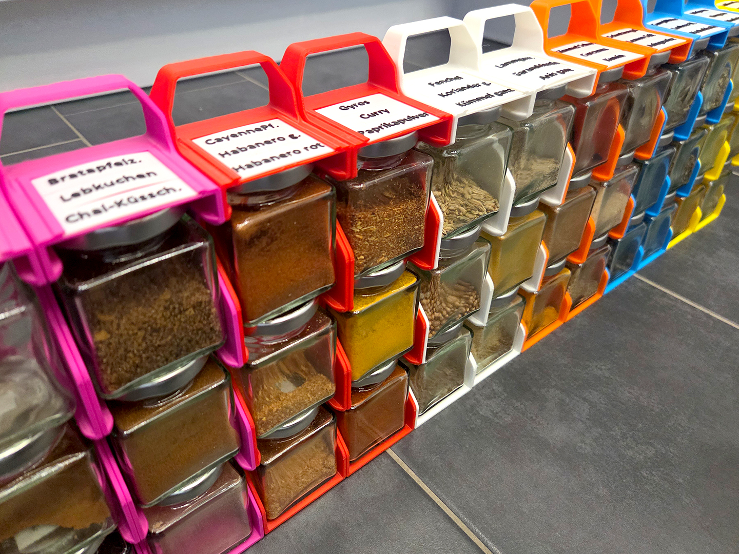 Spice Magazine | Stackable Jar Drawers Organizer