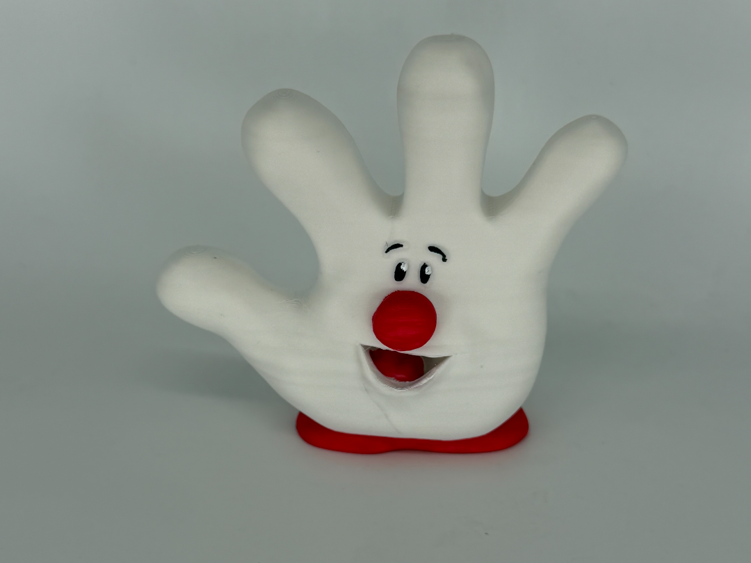 Cartoon Helper Glove Hand – Stylized 3D Printable