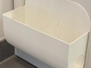 Schuhhalter seitlich am Schrank Kleben