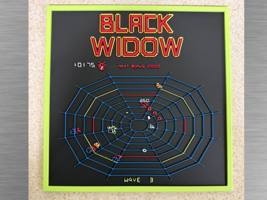 Arcade Art-Black Widow Scene-200x200