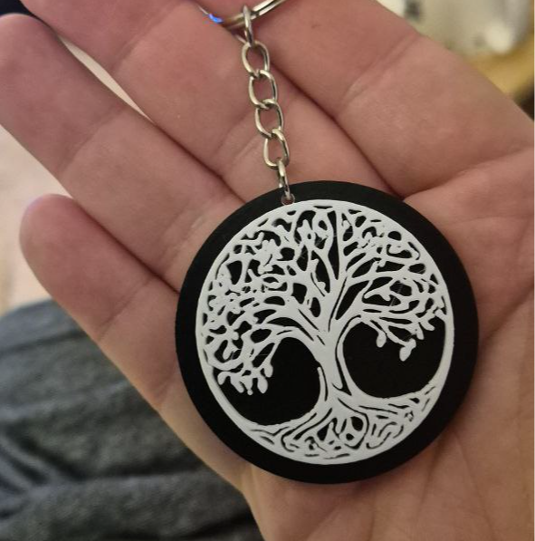 World tree Keychain