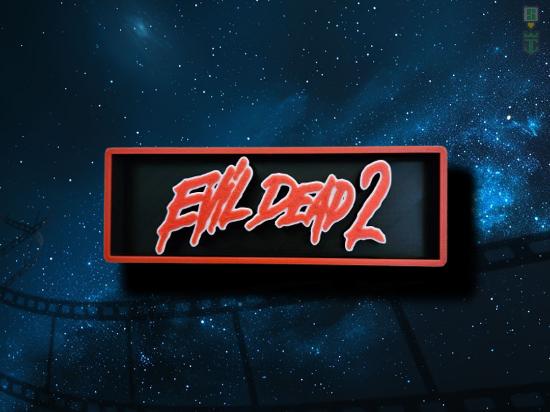 Evil Dead 2 Film Cinema Room Sign Logo Box