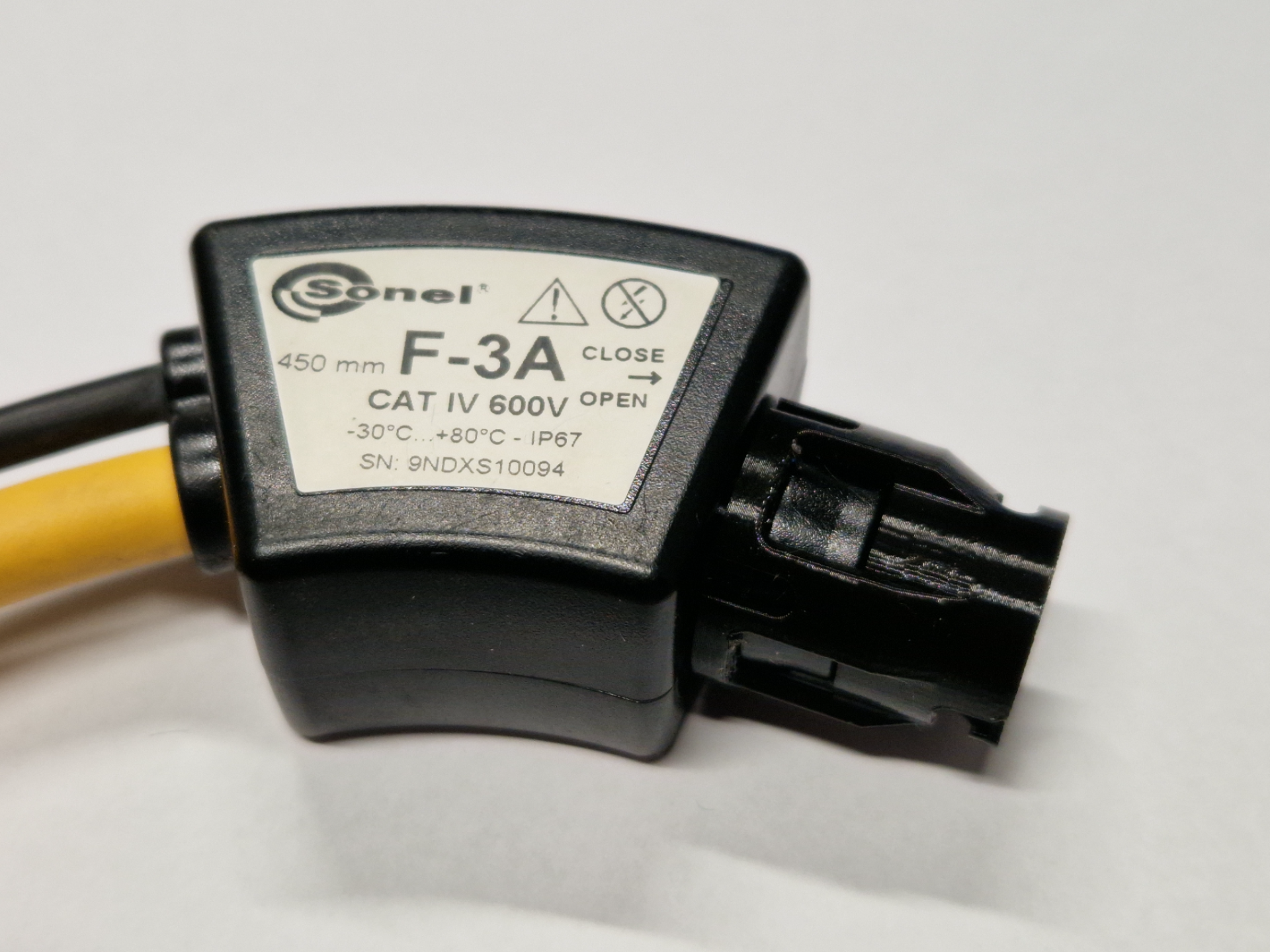 Latch/lock for SONEL F-3A measuring clamps