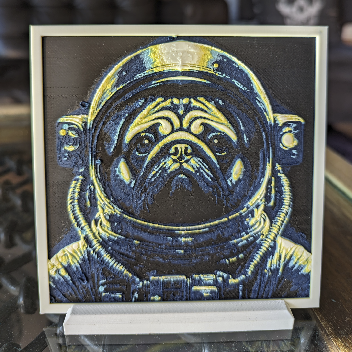 Astronaut Pug Coaster