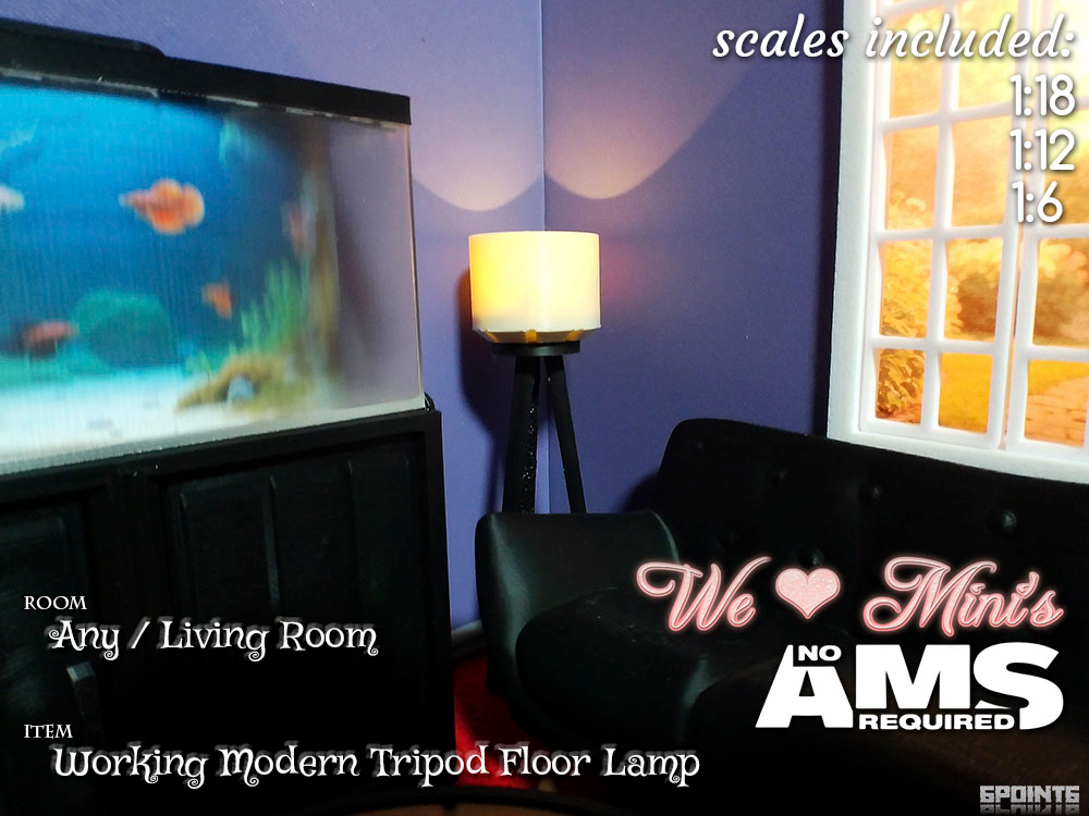 WLM - Working Modern Tripod Floor Lamp