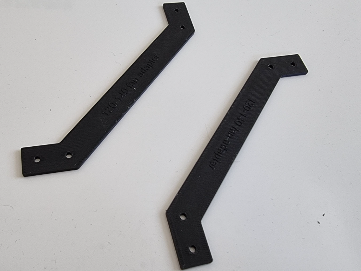 Fan adapter 120mm to 140mm conversions