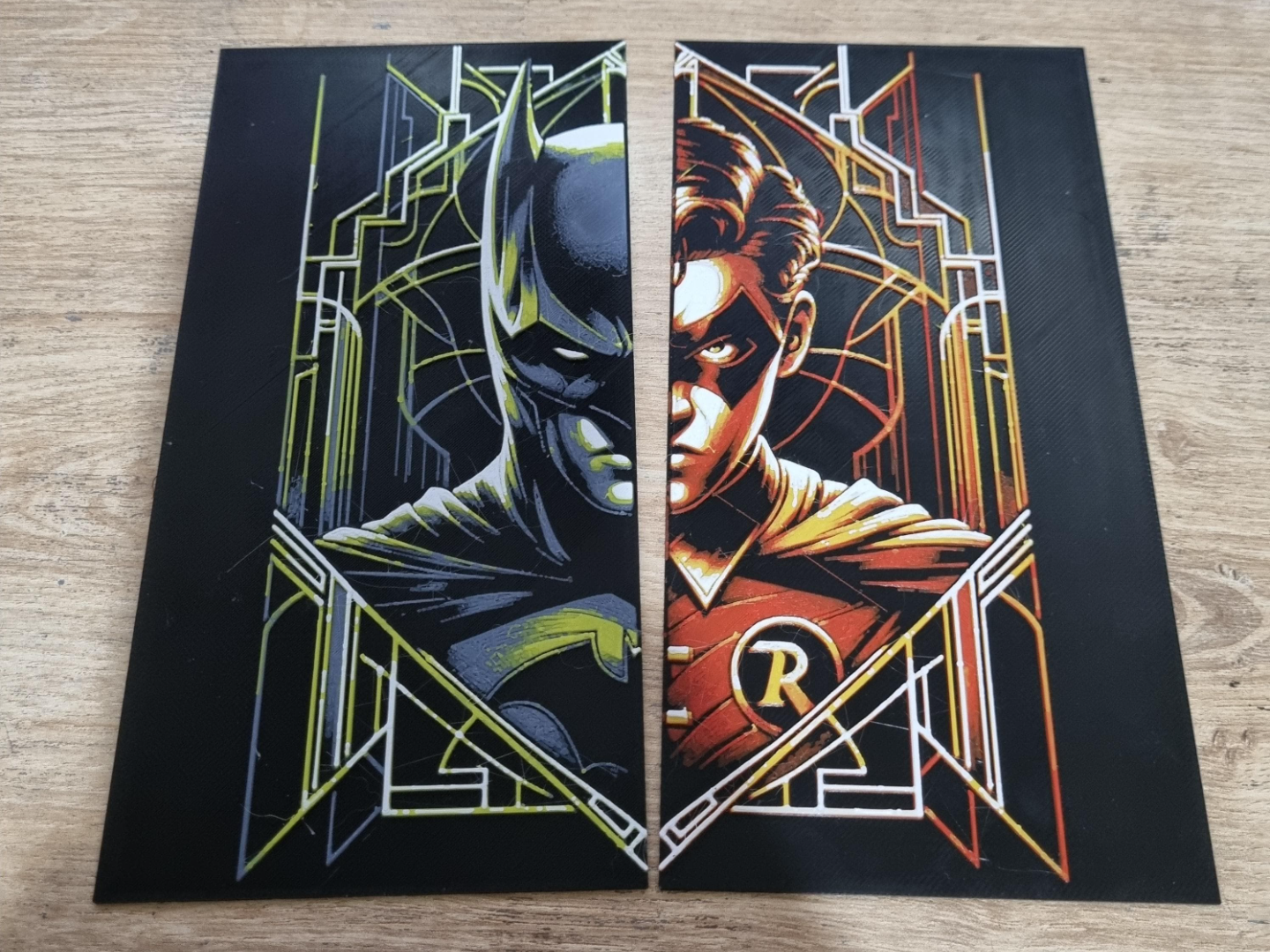 Gotham’s Guardians - ArtDeco Hueforge