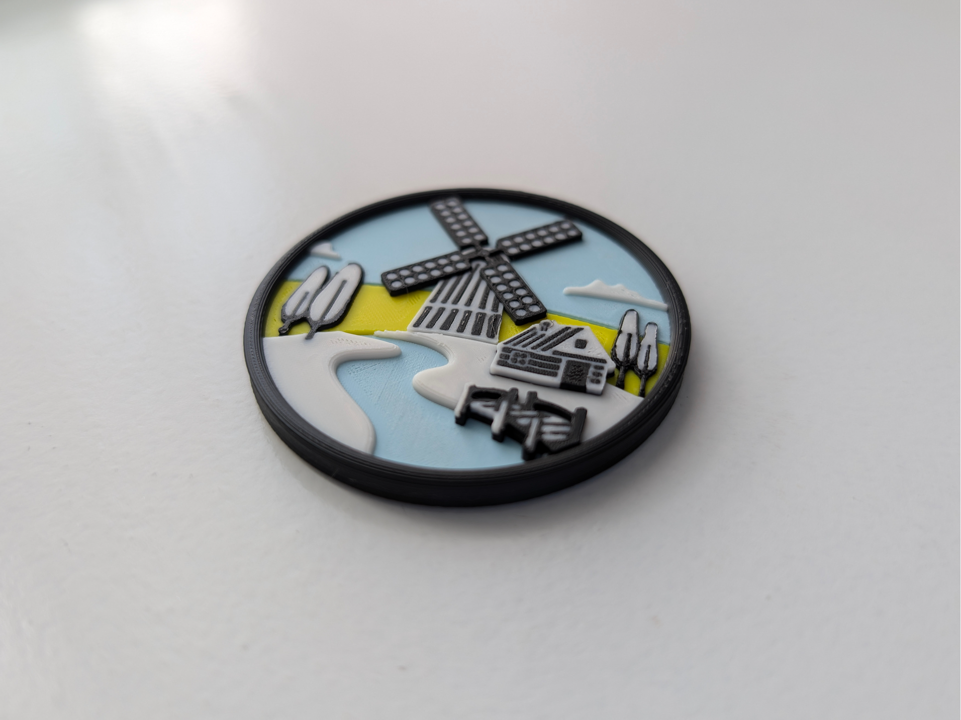 Country Side Fridge Magnet