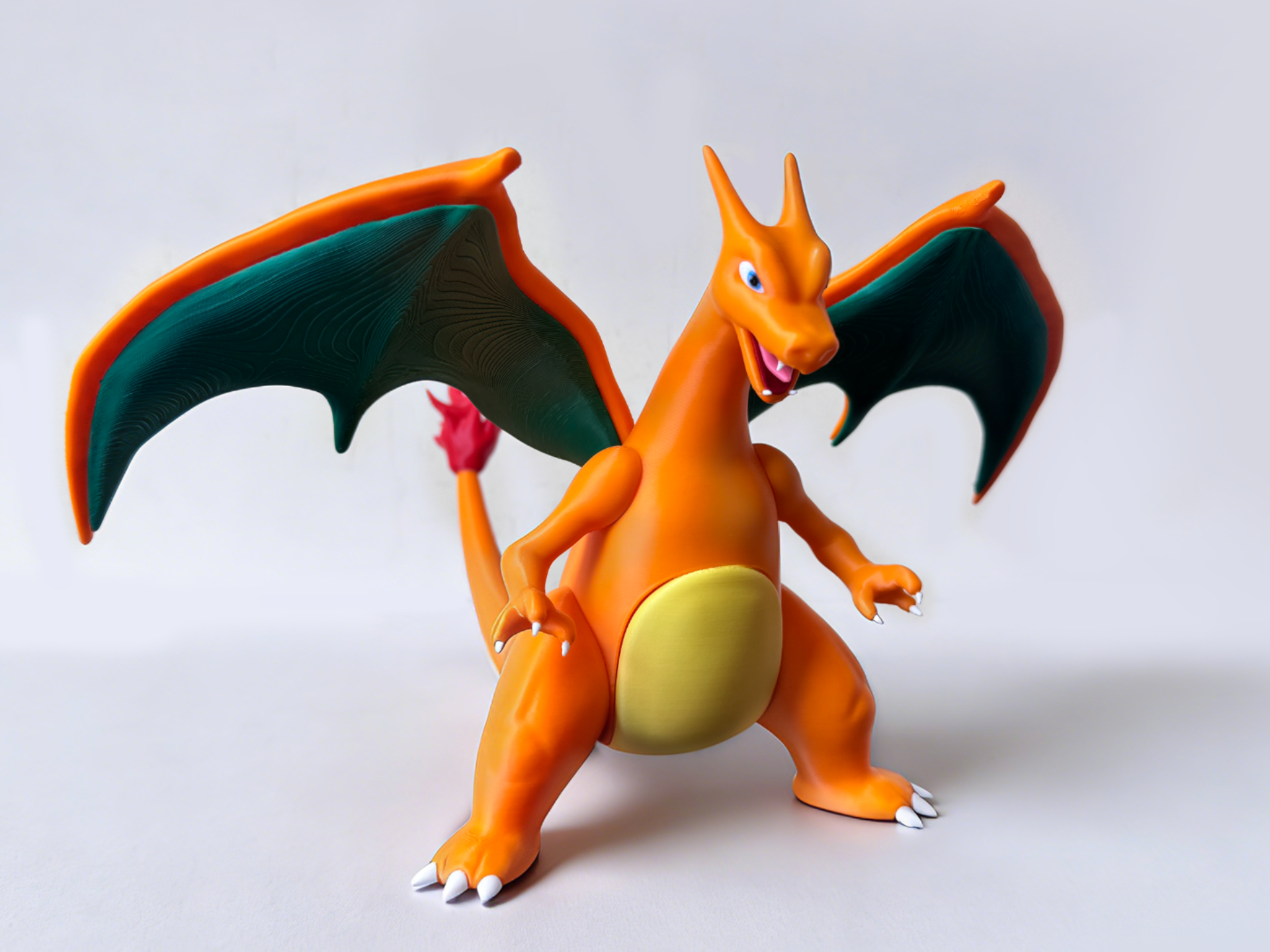 Charizard宝可梦006喷火龙-站姿分色打印
