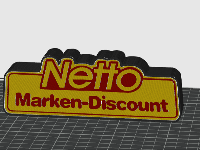 netto werbetafel ohne Jahres zahlen