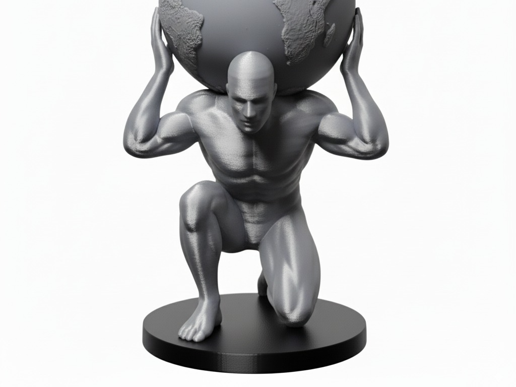 Atlas Holding the Globe