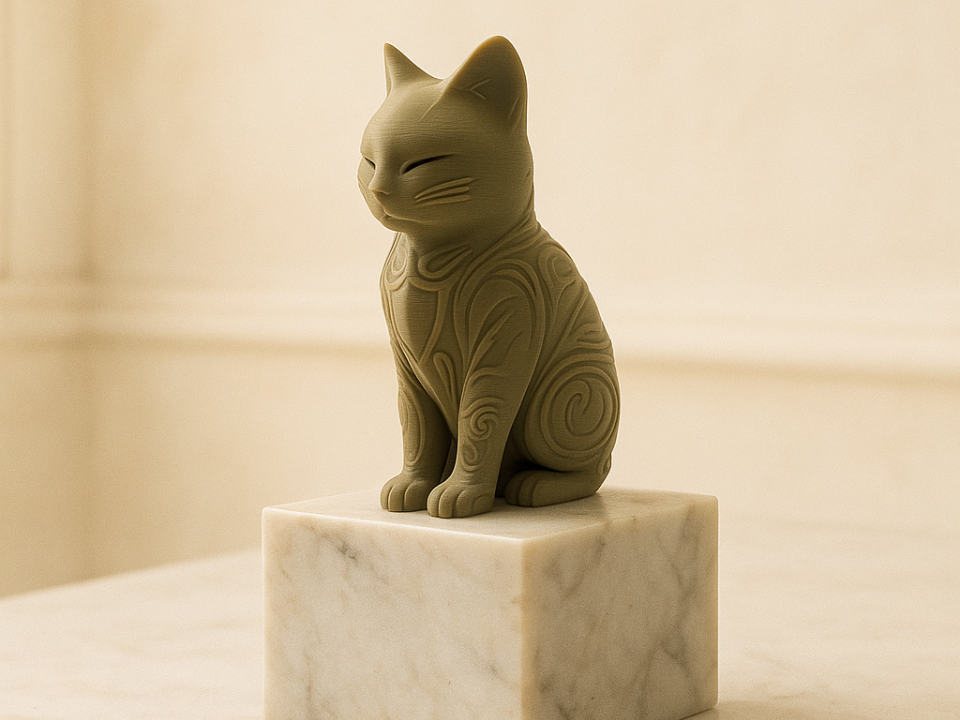 Runenkatze der stillen Pfoten