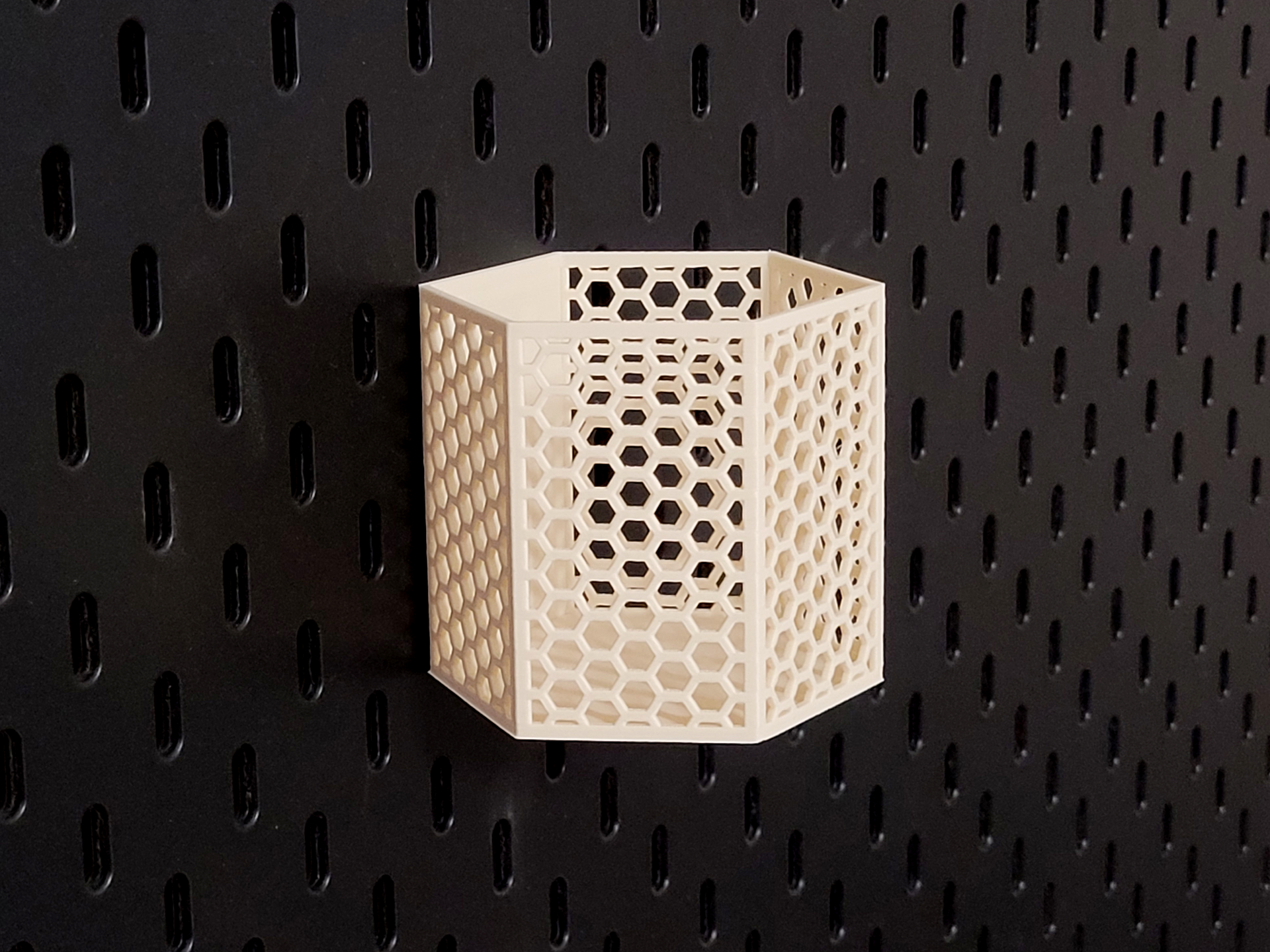 IKEA Skadis hex box