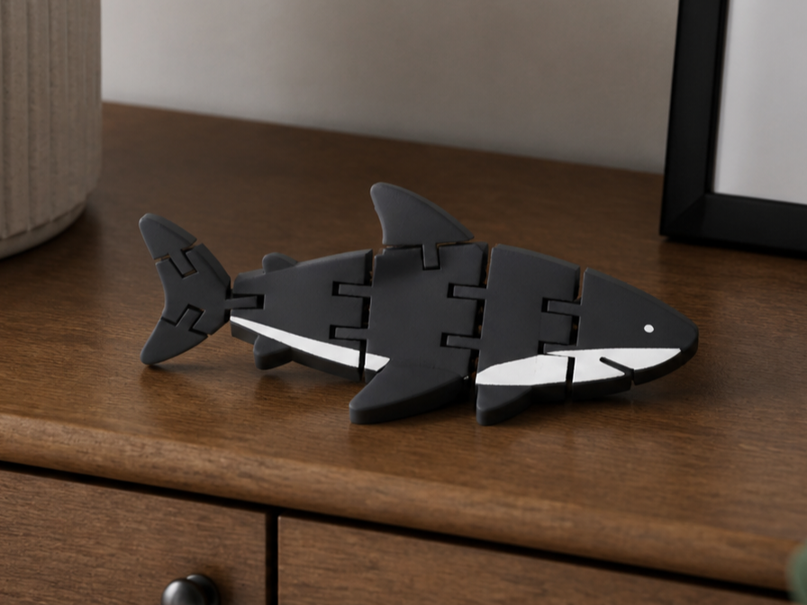 Flexi Hai – Bewegliches 3D Druck Spielzeug