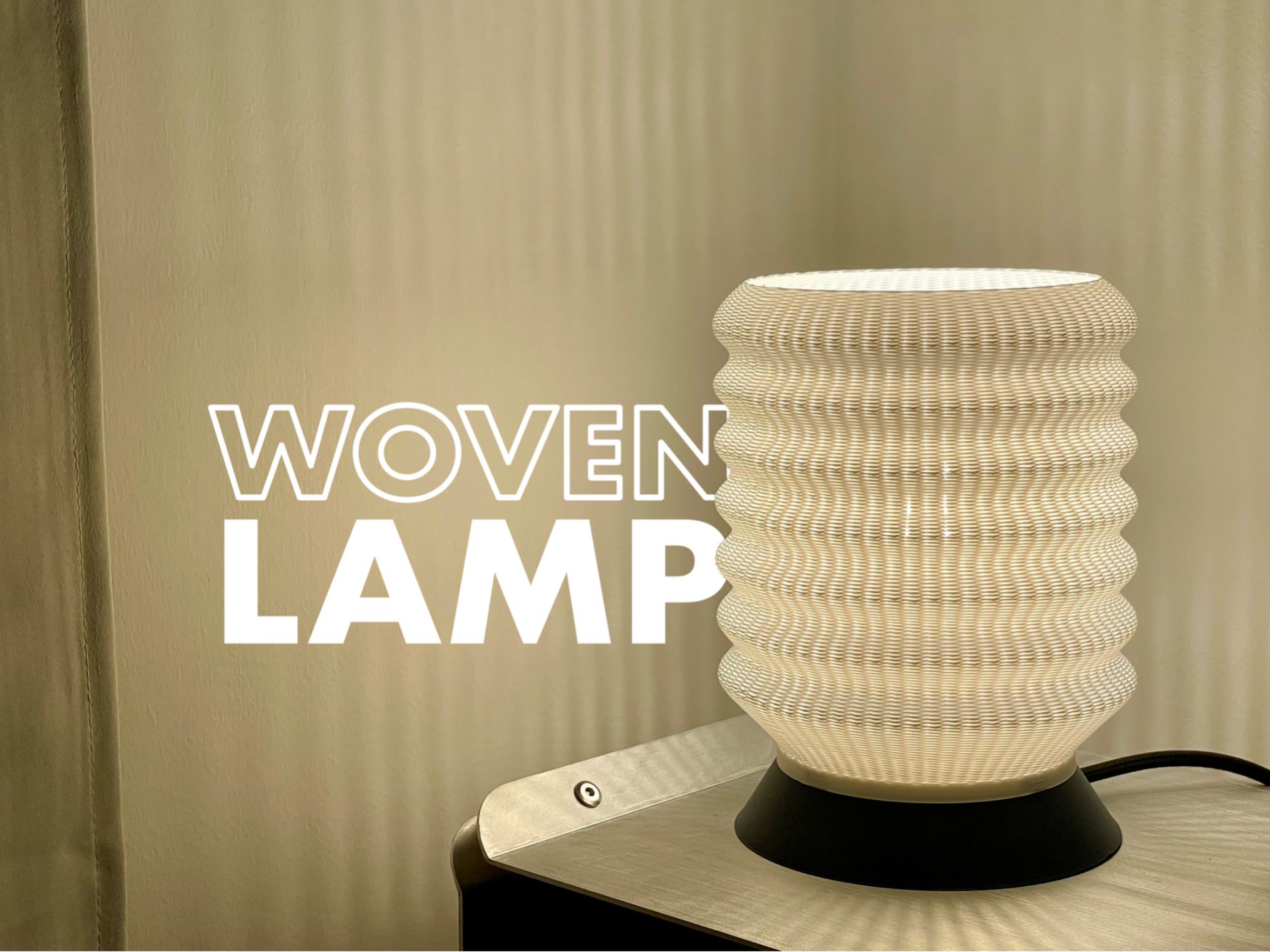 Woven Lamp – Table / Night Light