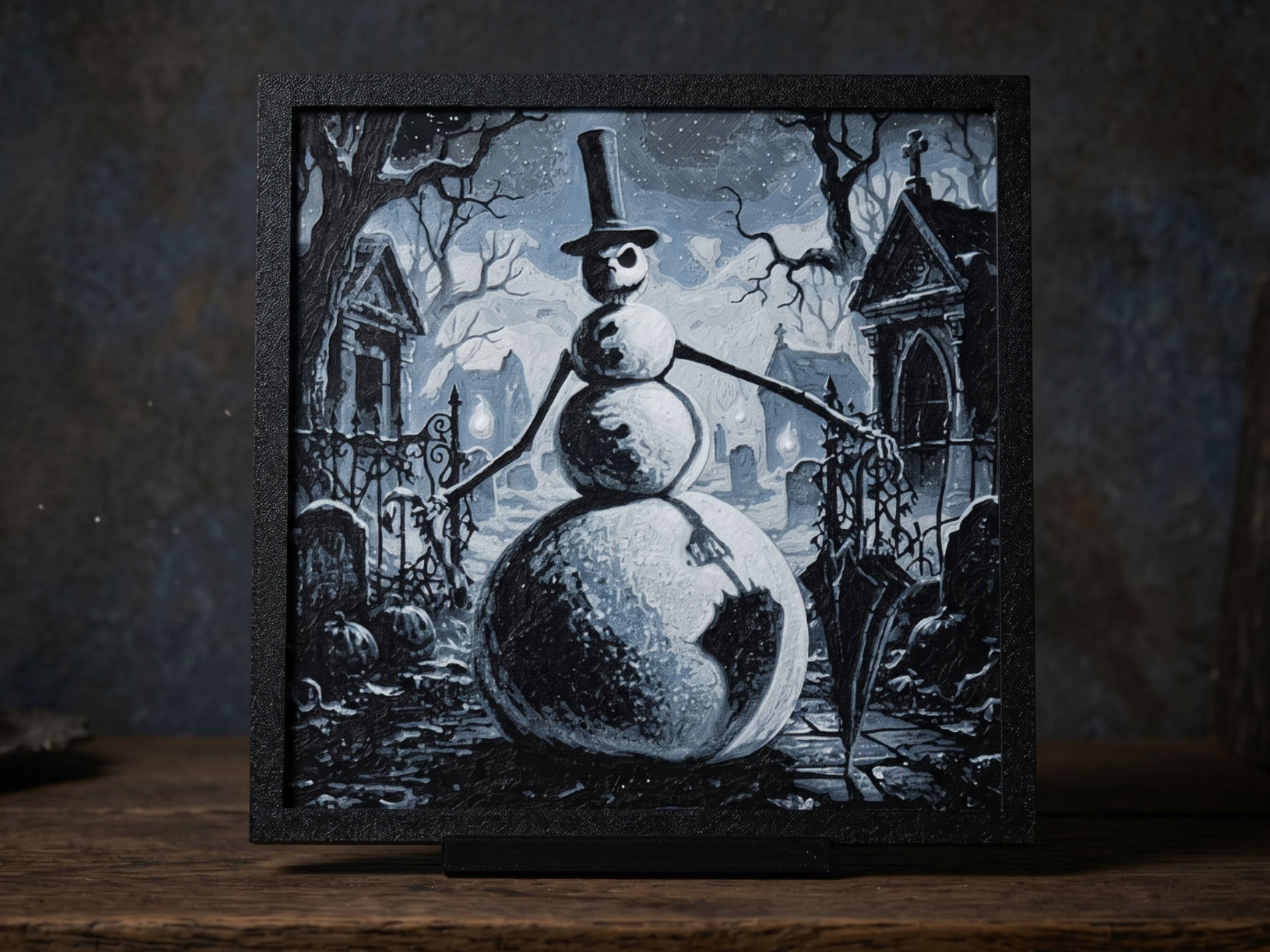 Jack Skellington Snowman - Filament Painting